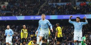 مانشستر سيتي يتقدم على أيك أثينا بهدفين في شوط أول دوري الأبطال