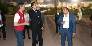 وزير الرياضة يتفقد منشآت استاد القاهرة الملحقة في جولة مفاجئة