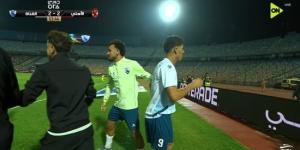 حازم أبو سنة يسجل هدف التعادل للقناة أمام الأهلي في الدقيقة 54