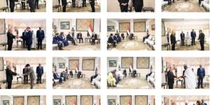 الرئيس العليمي يدعو سفراء ثمان دول لتصنيف الحوثيين جماعة إرهابية بعد استهداف مطاري عدن والريان
