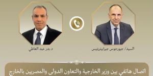 اتصال هاتفي بين وزير الخارجية ونظيره اليوناني بشأن التطورات بمنطقتي الشرق الأوسط وشرق المتوسط