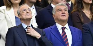 بيريز يغيب عن الكلاسيكو وانقطاع رسمي بين ريال مدريد وبرشلونة