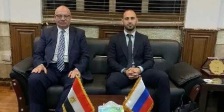رئيس الخدمات البيطرية يبحث مع الملحق الزراعي الروسي تعزيز التعاون وتبادل الخبرات
