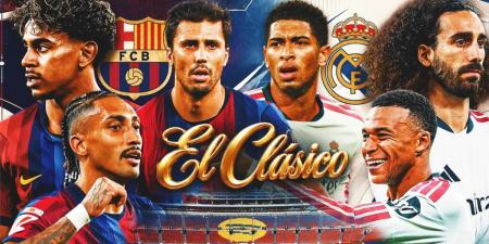 موعد والقناة الناقلة لمباراة برشلونة وريال مدريد اليوم في الدوري الإسباني.. والمعلق