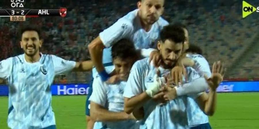 هدف عكسي لياسين مرعى يمنح القناة التقدم على الأهلي في الدقيقة 80