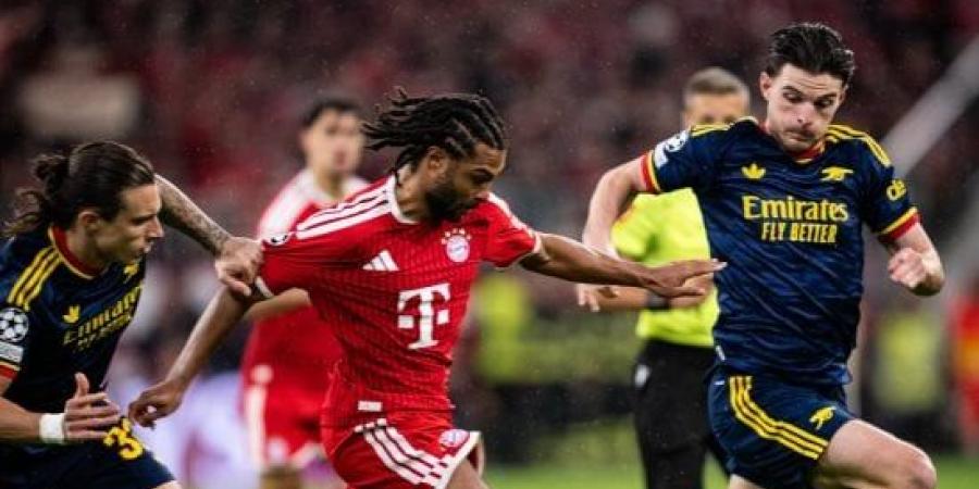 تعادل البايرن ضد أرسنال 2-2 في قمة مثيرة بدوري أبطال أوروبا :اليوم السابع