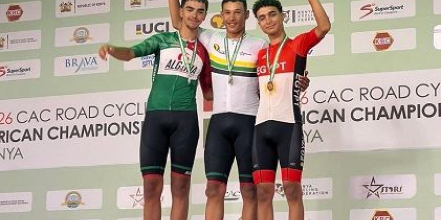 منتخب مصر للدراجات يتألق في كينيا ببرونزية مهند سعيد وفضية جودي محمد