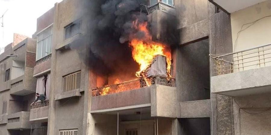 إصابتان باختناق في حريق بشقة بالإسكندرية بسبب ماس كهربائي