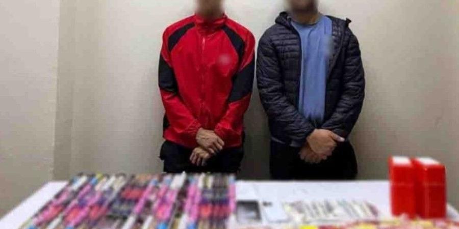 ضبط شخصين يديران صفحة للترويج لبيع الألعاب النارية في قنا