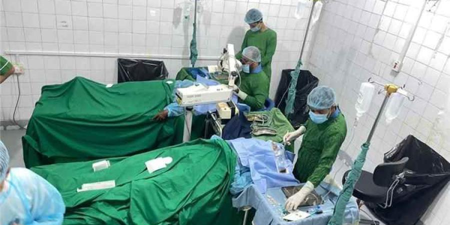انطلاق مخيم العيون المجاني لسحب المياه البيضاء وزراعة العدسات في مستشفى الوهط بلحج